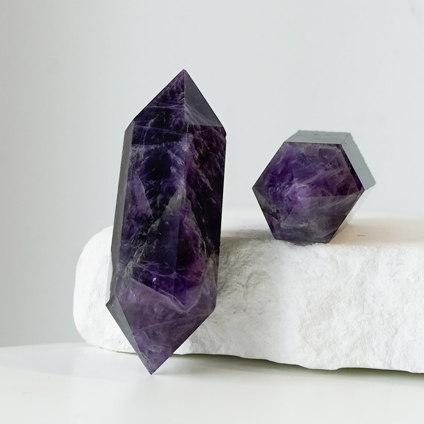 White Line Amethyst