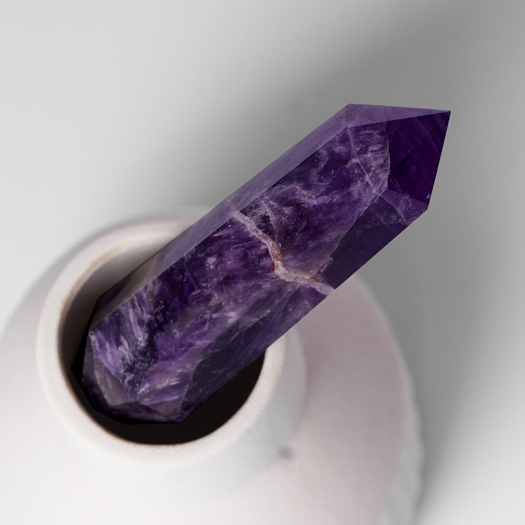 White Line Amethyst
