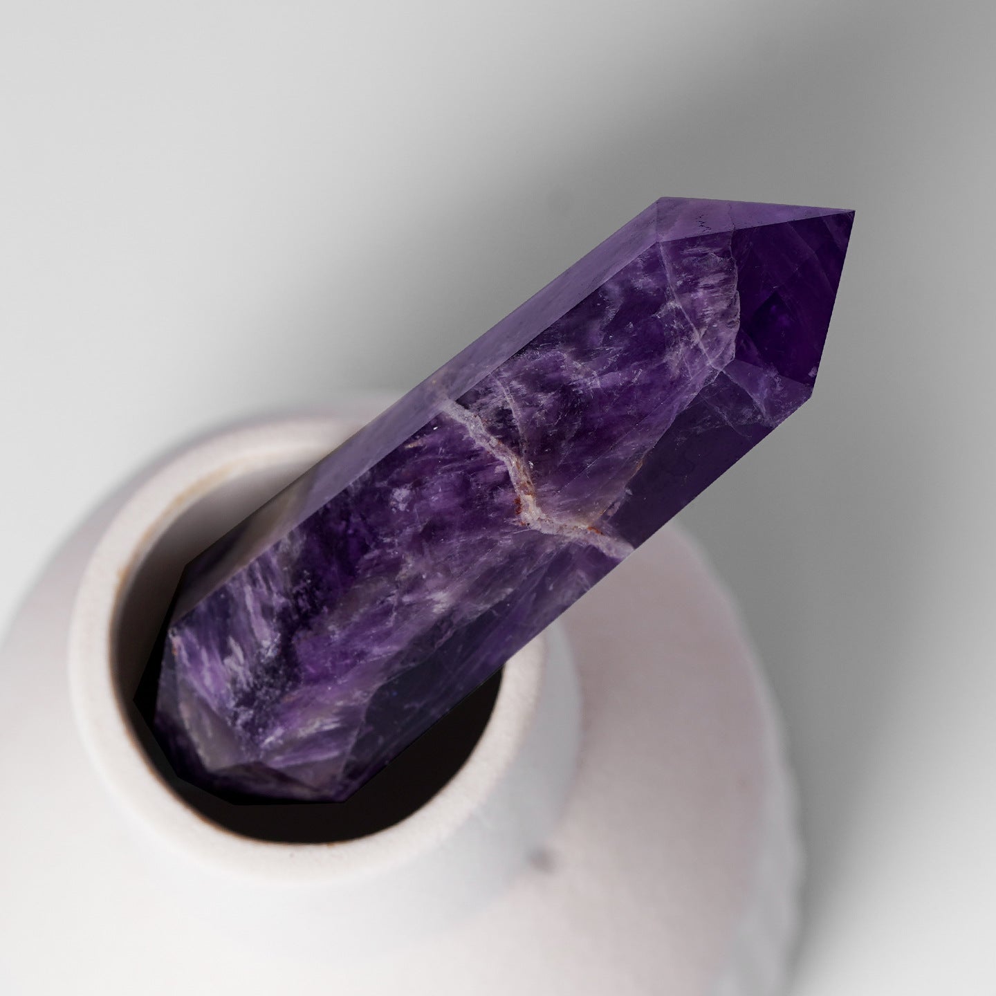 White Line Amethyst