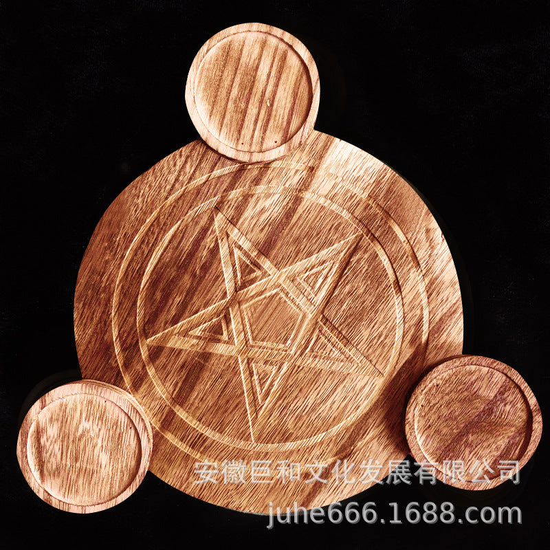 Wooden Candle Holder